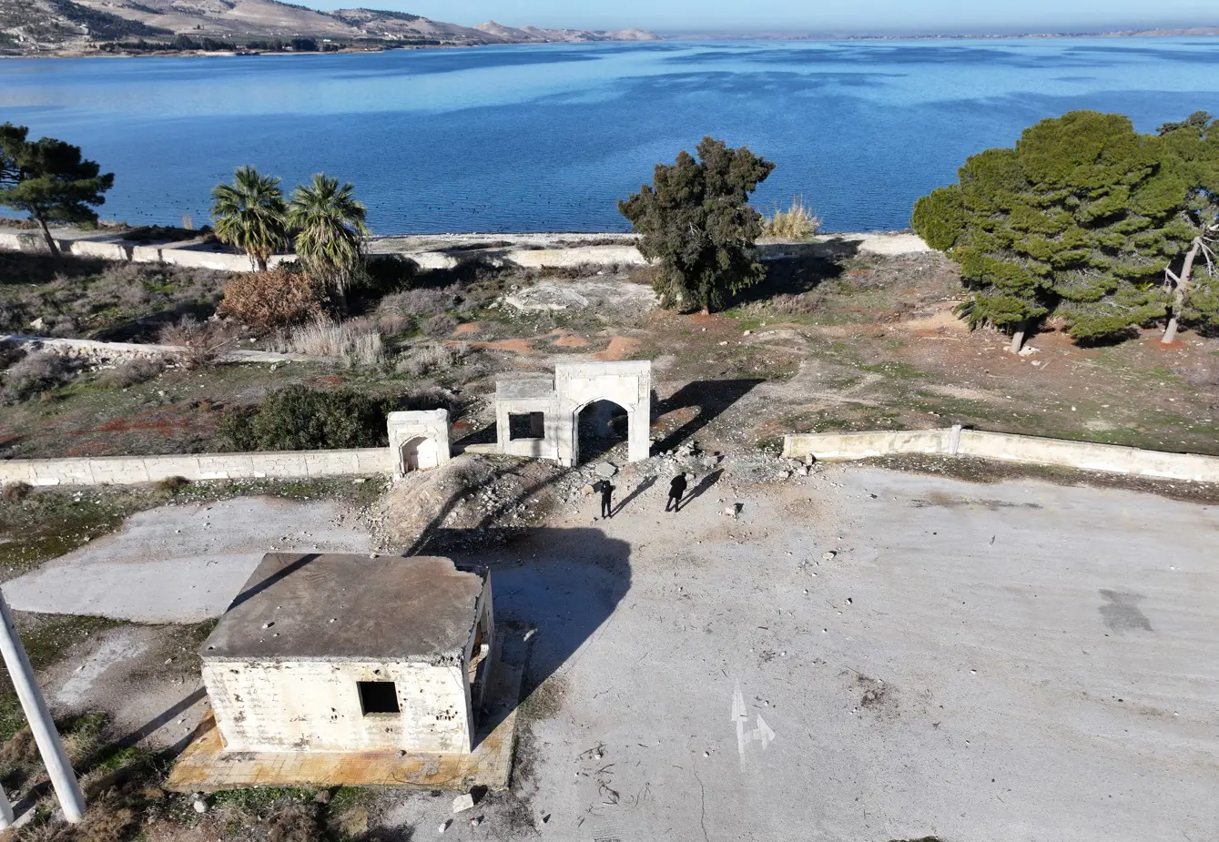 Suriye’deki Süleyman Şah Türbesi’nin son hali görüntülendi