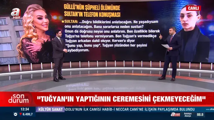 Sır perdesini aralayan ses kaydı A Haber'de! Sultan'dan şok itiraf