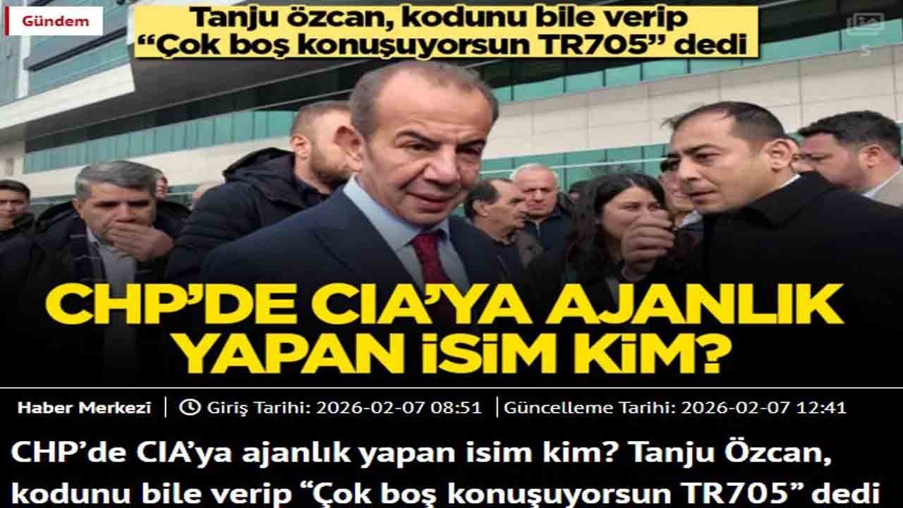 Saatler içinde TR705 paylaşımını silip küfürlü mesaja destek verdi! Tanju’yu kim korkuttu!