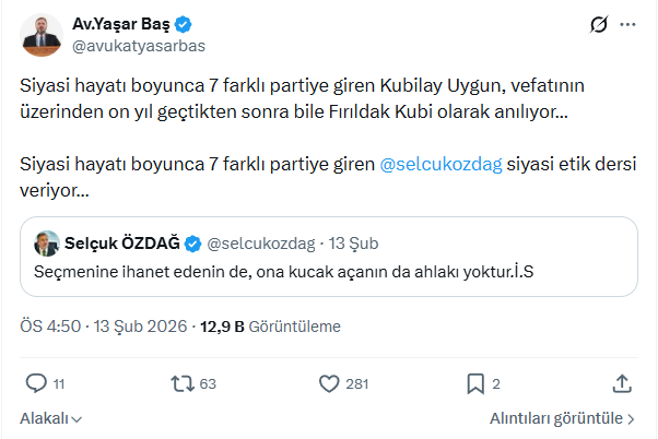 Katıldığı parti sayısı baş döndürdü! Fırıldak Selçuk Özdağ’dan siyasi etik dersi