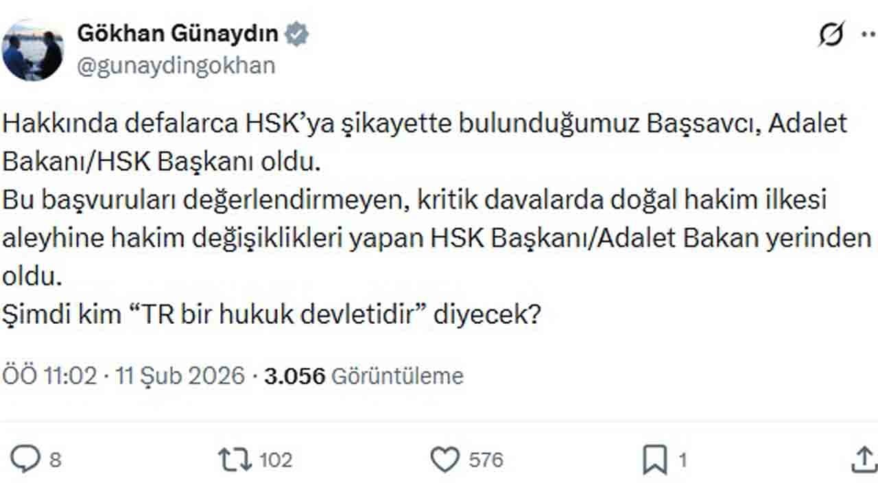 Akın Gürlek’in Adalet Bakanı olması CHP’lileri panikletti! CHP’den Akın Gürlek’in bakanlığına çirkin tepkiler!