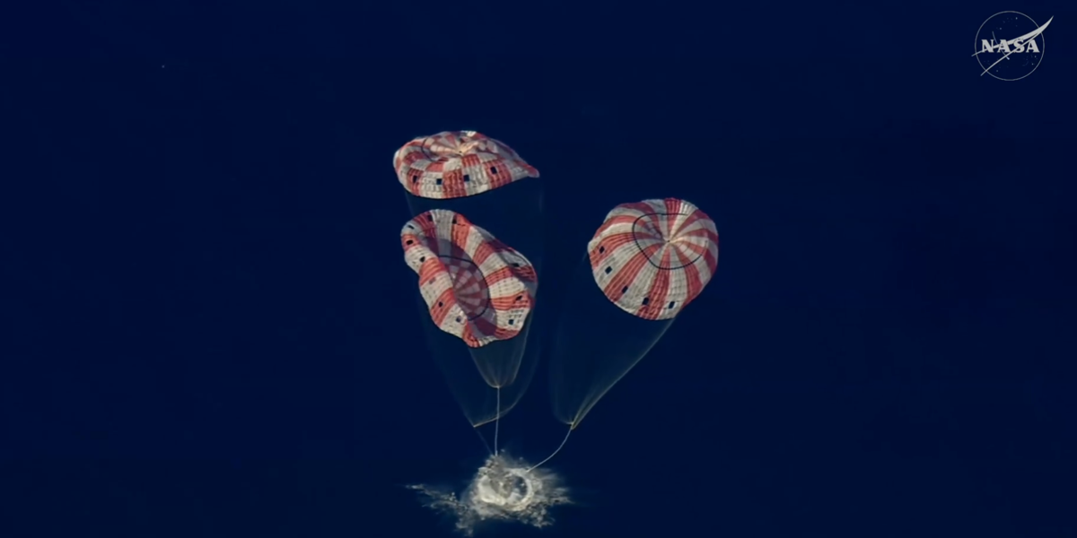 Derin uzaydan tarihi dönüş. 4 astronot Dünya’ya indi