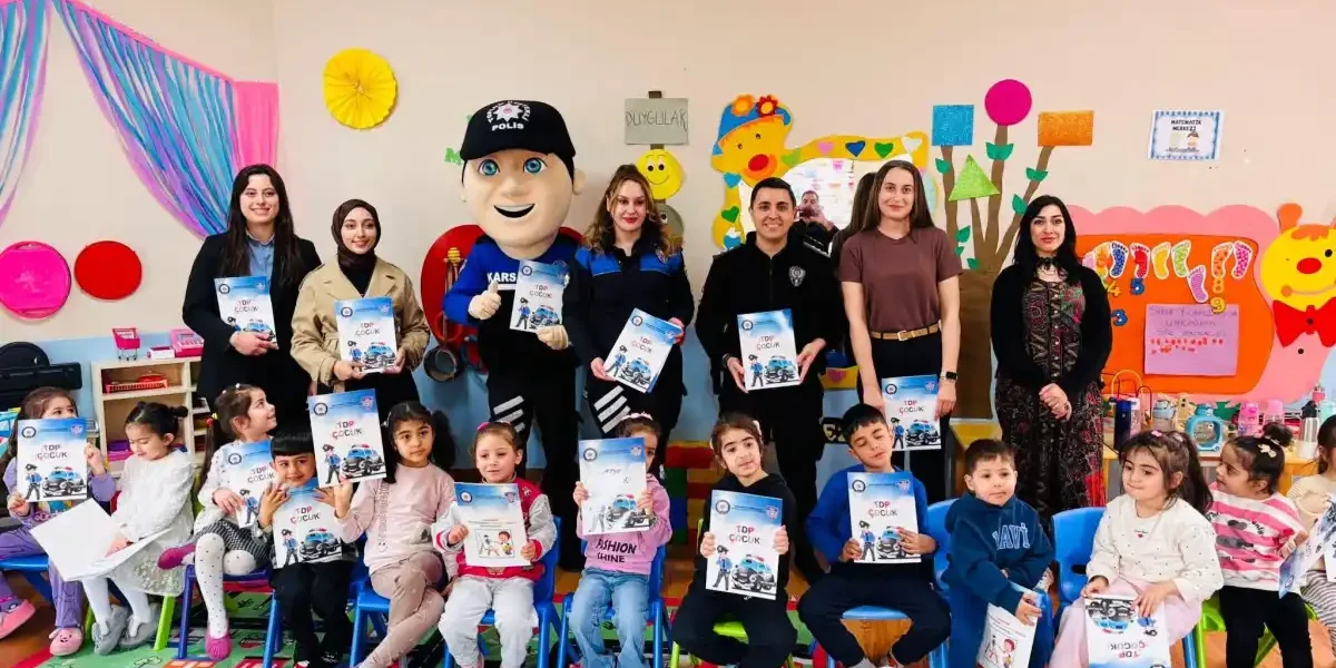 Akyaka’da Miniklere Polislik Mesleği Tanıtıldı