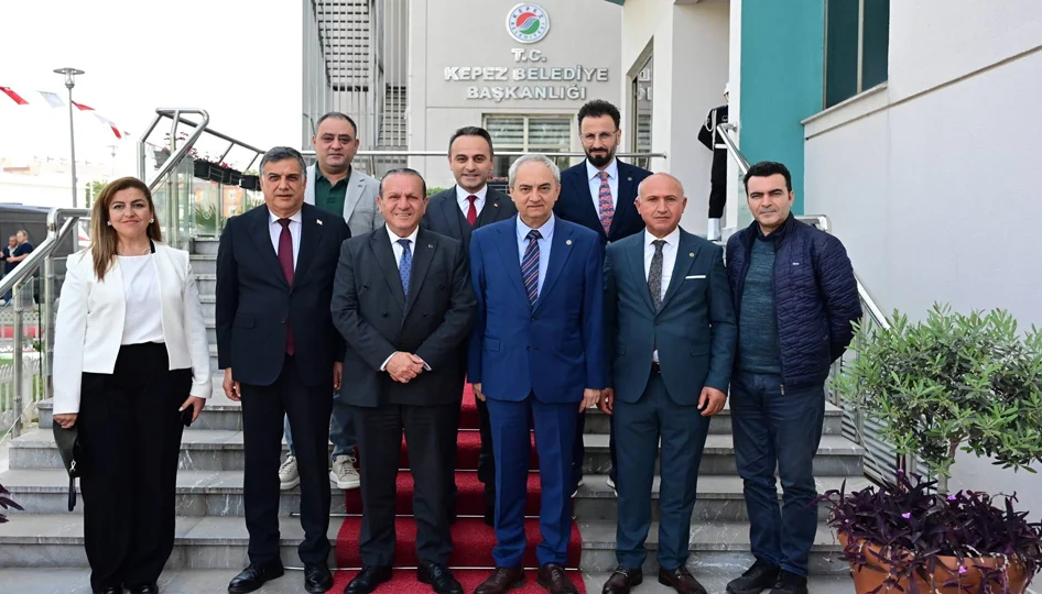 Kepez belediyesinde KKTC heyeti ağırlandı