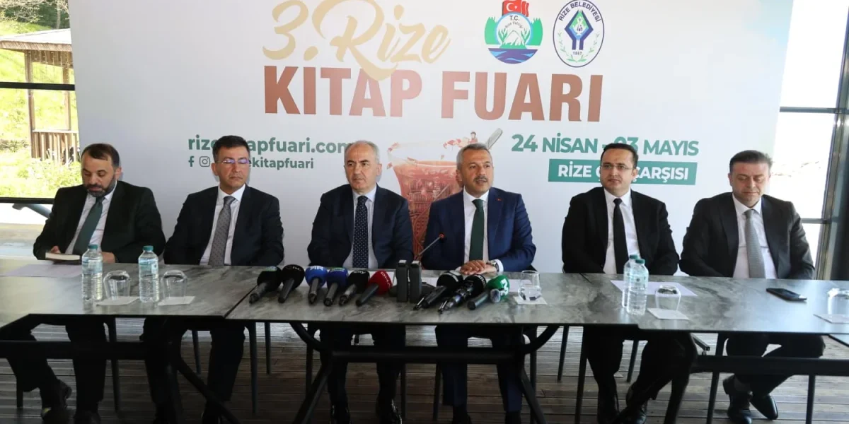Rize 3. Kitap Fuarı kapılarını açıyor