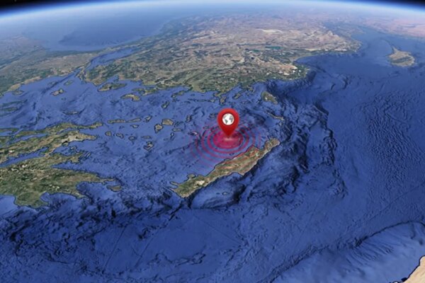 Girit Adası açıklarında 5,8 büyüklüğünde deprem