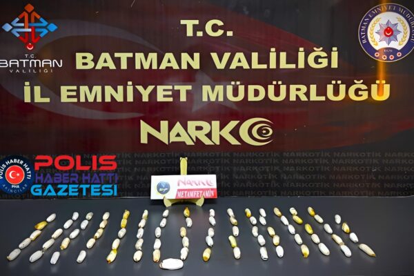 Batman’da narkotik operasyonu: Midede taşınan 2,7 kilo uyuşturucu ele geçirildi
