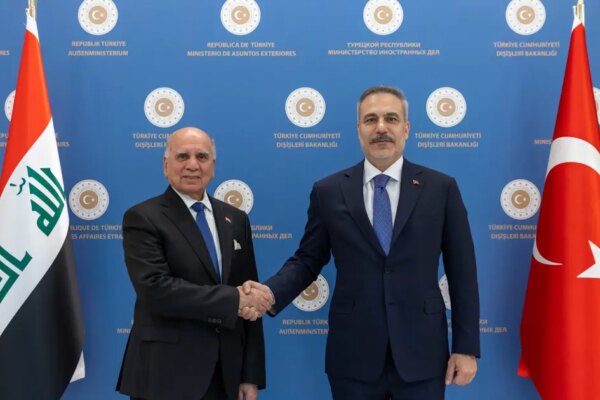 Dışişleri Bakanı Fidan, Irak Dışişleri Bakanı Hüseyin ile Ankara’da görüştü