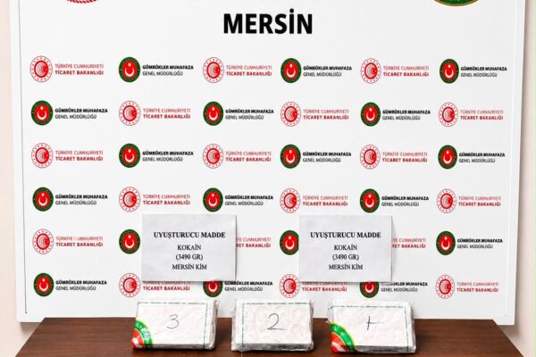 Mersin’de Konteynerden 3,49 Kilo Kokain Çıktı
