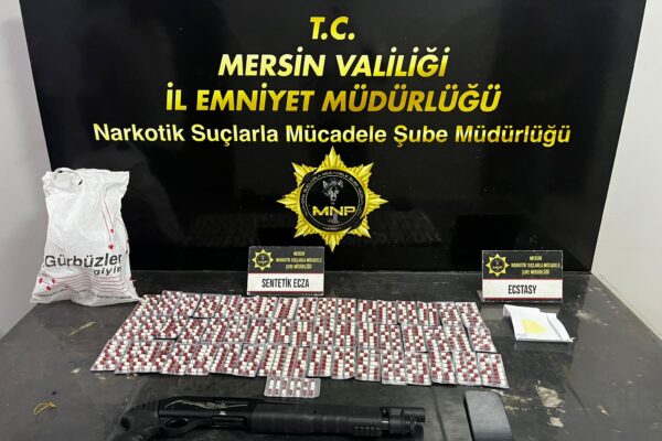 MERSİN’DE TORBACI OPERASYONU: 2 ŞÜPHELİ TUTUKLANDI