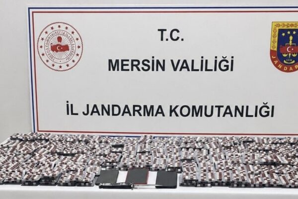 Mersin’de Uyuşturucu Operasyonu: 13 Bin 764 Hap Ele Geçirildi