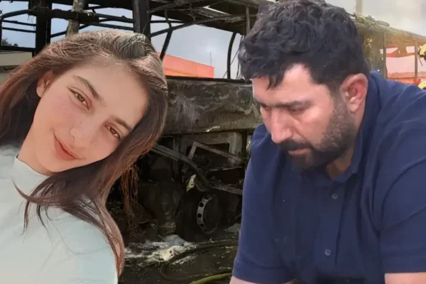 Yanan otobüsten herkesi kurtardı, kızı hayatını kaybetti