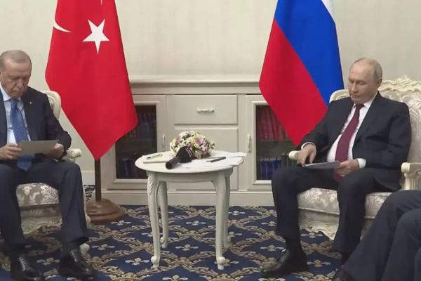 Cumhurbaşkanı Erdoğan ve Putin görüşmesi başladı