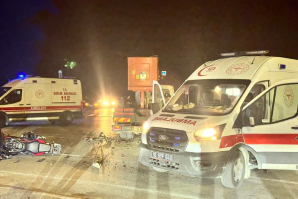 Bursa’da 21 yaşında genç motosiklet kazasında can verdi – Haber Hürriyeti