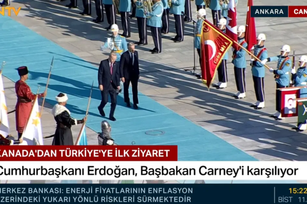 Cumhurbaşkanı Erdoğan, Kanada Başbakanı Carney’i resmi törenle karşıladı