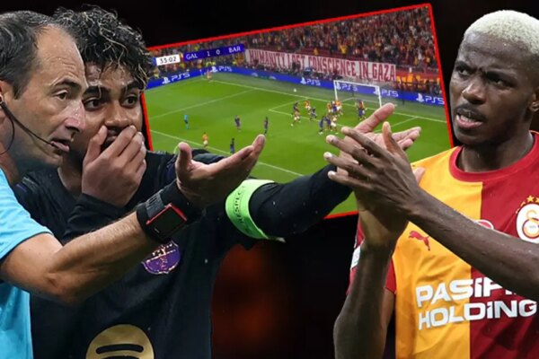 Galatasaray-Barcelona maçının seyrini değiştiren karar doğru mu? “Bizim gibi TV’den izler”