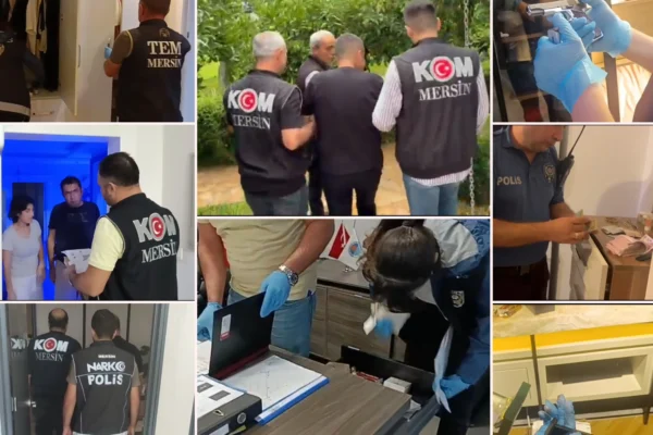 MERSİN’DE 3 BELEDİYEYE YOLSUZLUK OPERASYONU: 59 GÖZALTI