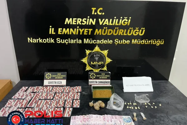 Mersin’de Uyuşturucu Operasyonu: 2 Şüpheli Tutuklandı